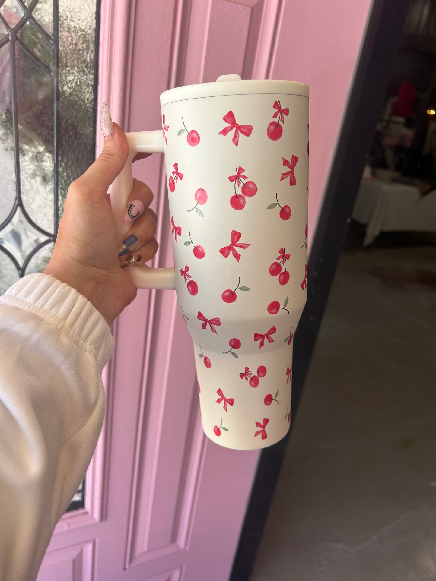 The Cherries and Bows Tumbler
