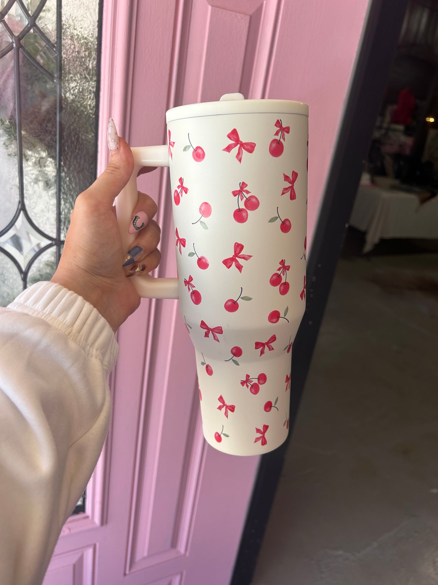 The Cherries and Bows Tumbler