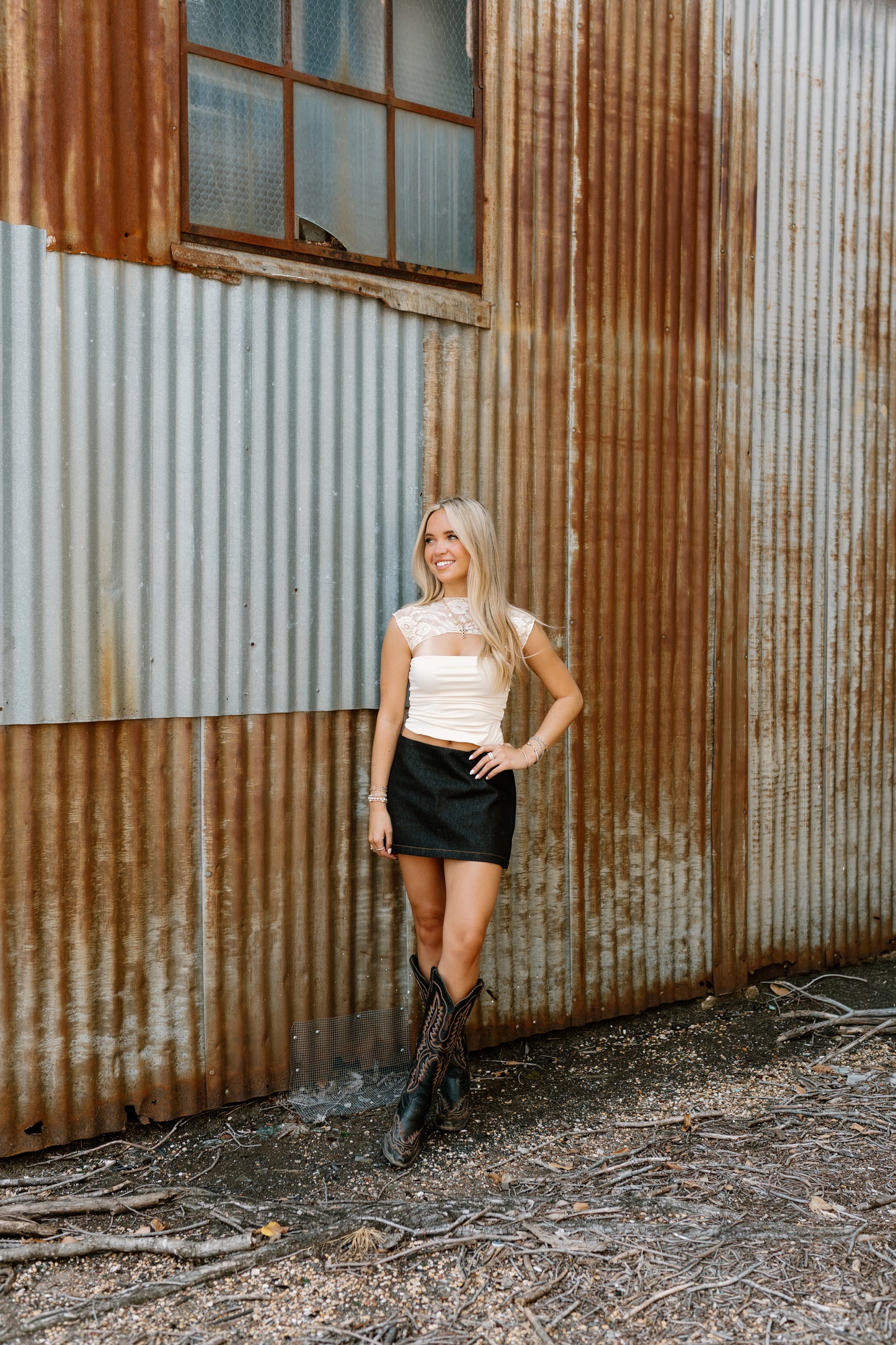 The Cowgirl Melody Lace Top