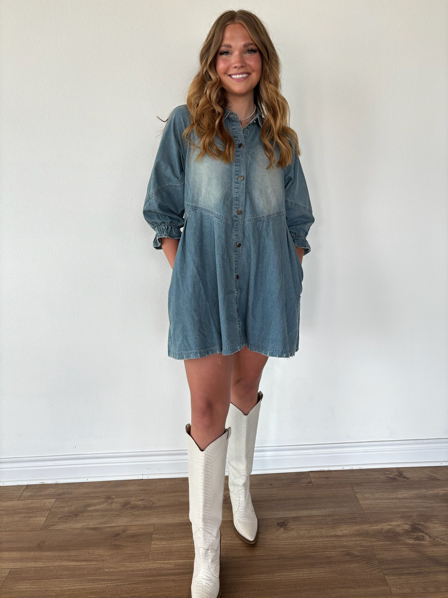 The Dolly Denim Dress