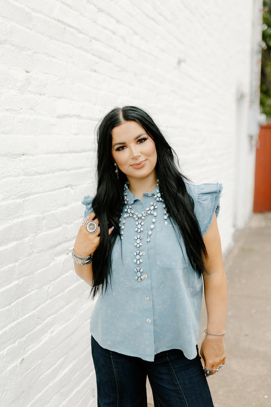 The Vintage Denim Top