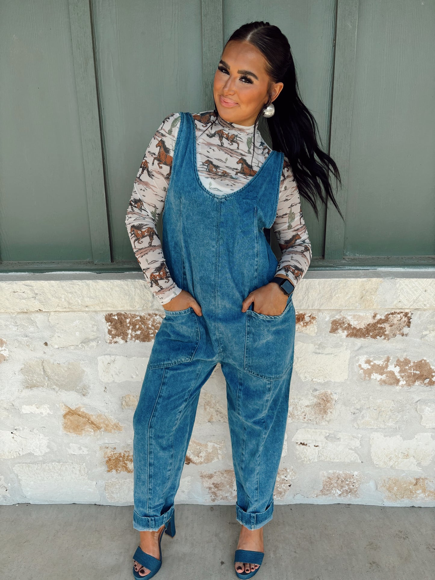 The Missy Denim Jumpsuit