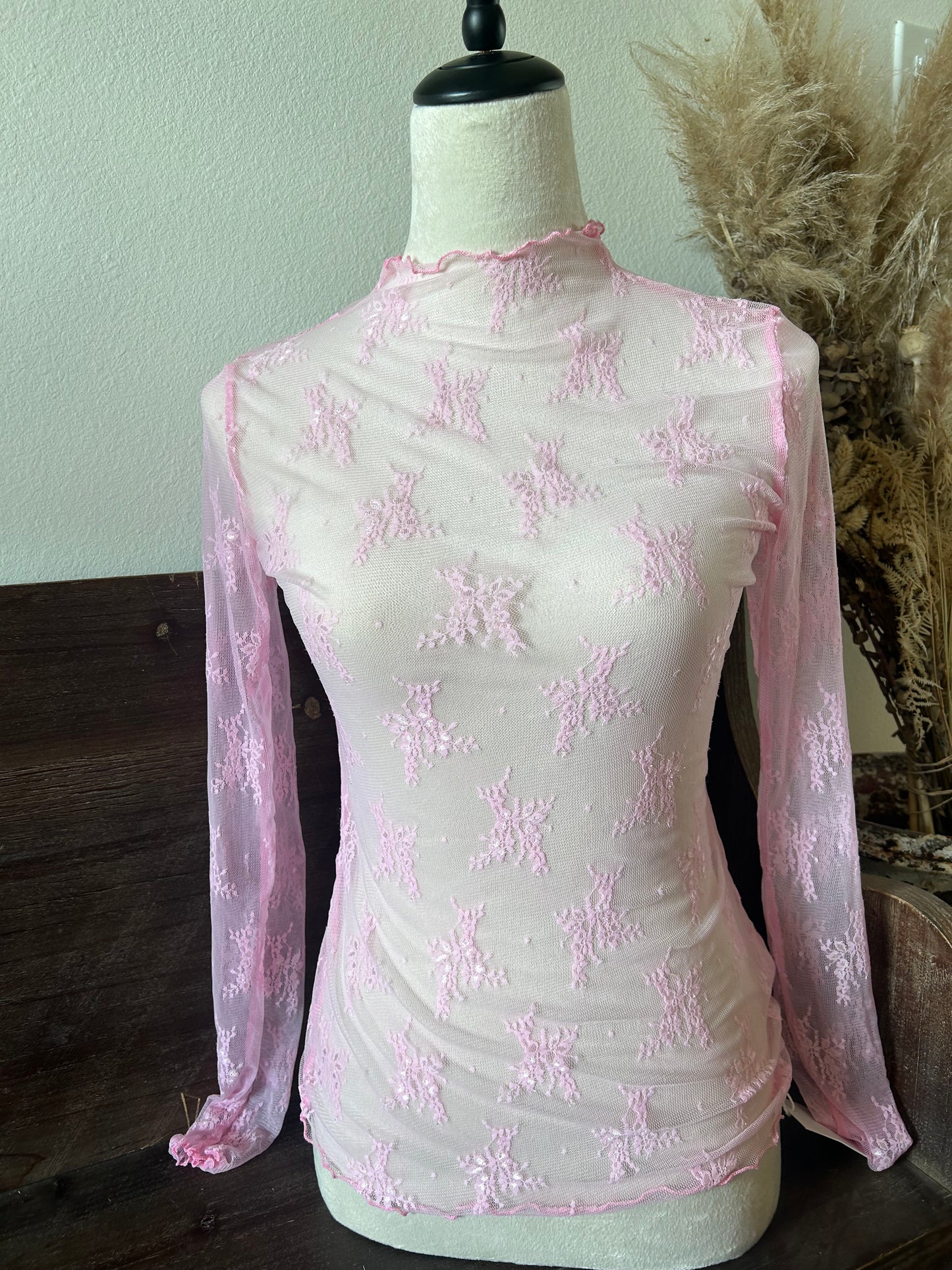 The Lacie Top in Light Pink