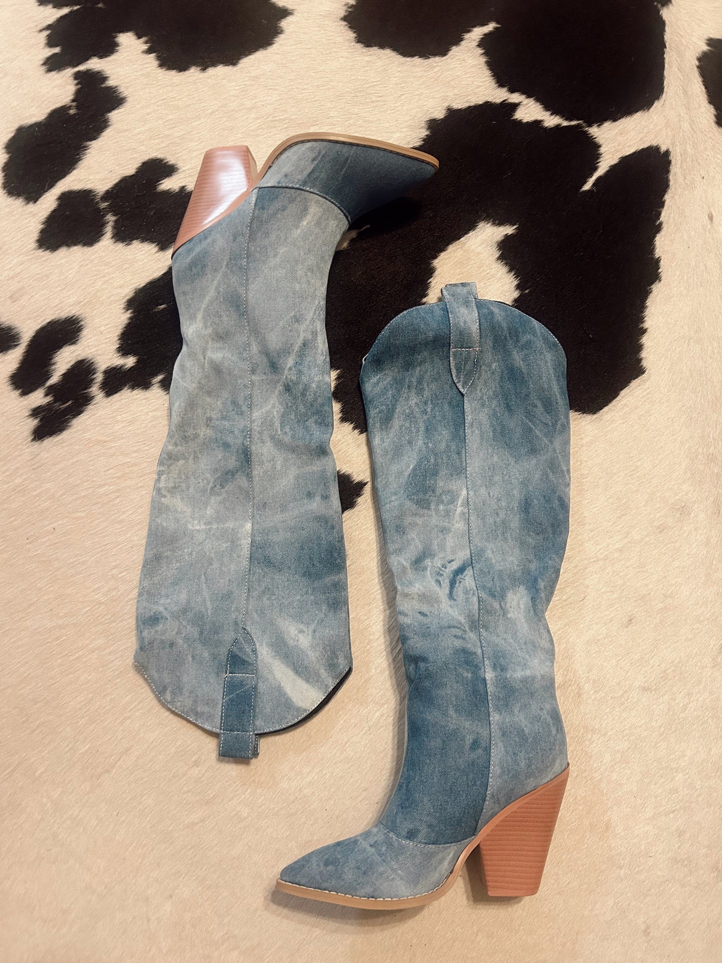 The Denim Dolly Boots