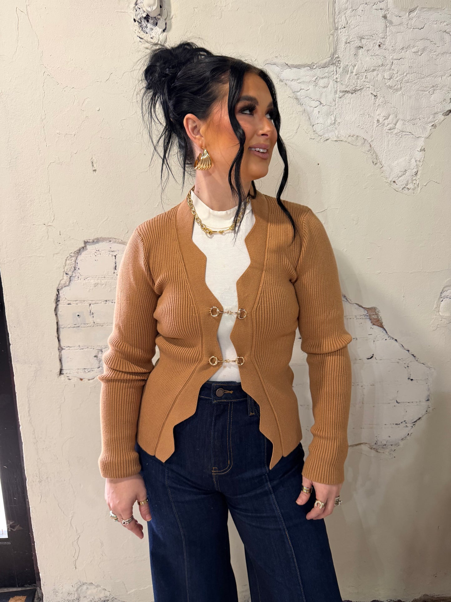 The Scalloped Snaffle Bit Top