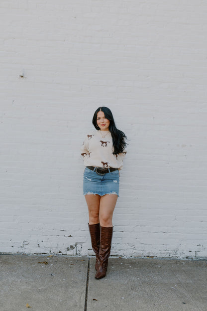 Bronco Babe Sweater