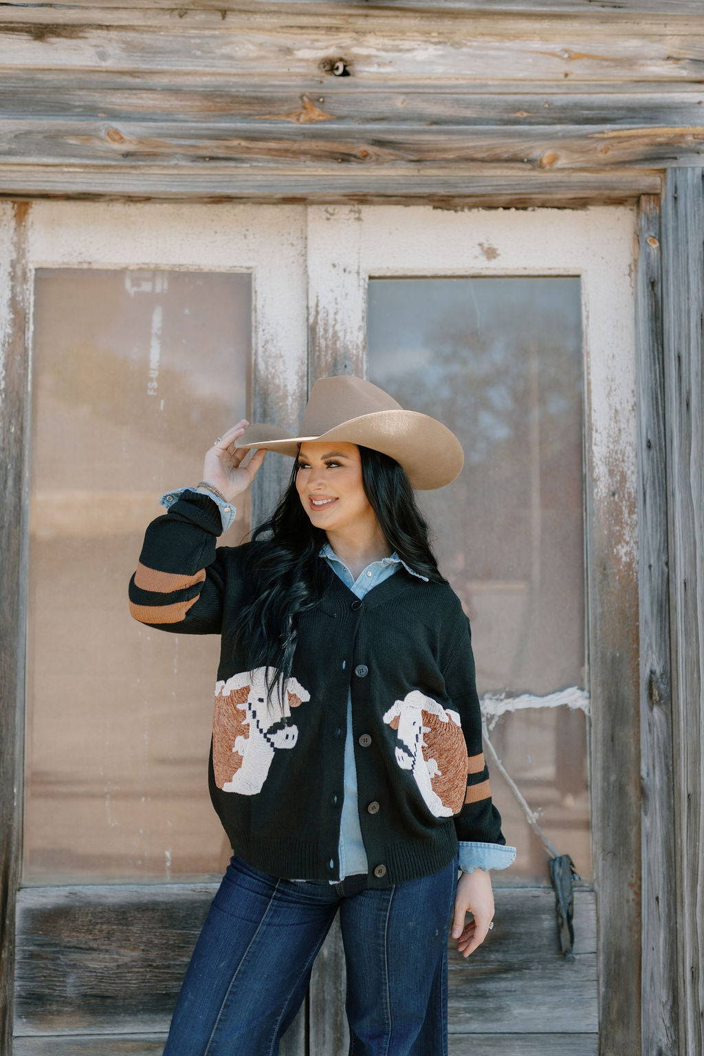 The Two Timing Hereford Cardigan