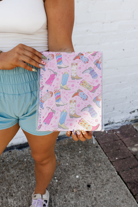 Colorful Boots Notebook