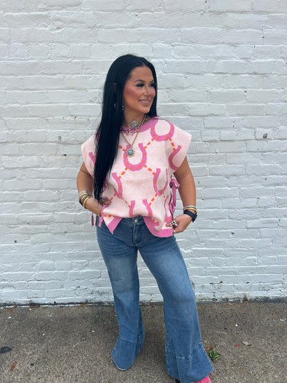 The Silver Shoe Sweater in Blush