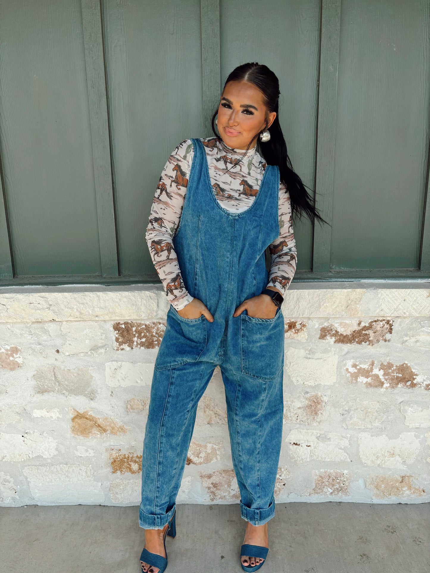 The Missy Denim Jumpsuit