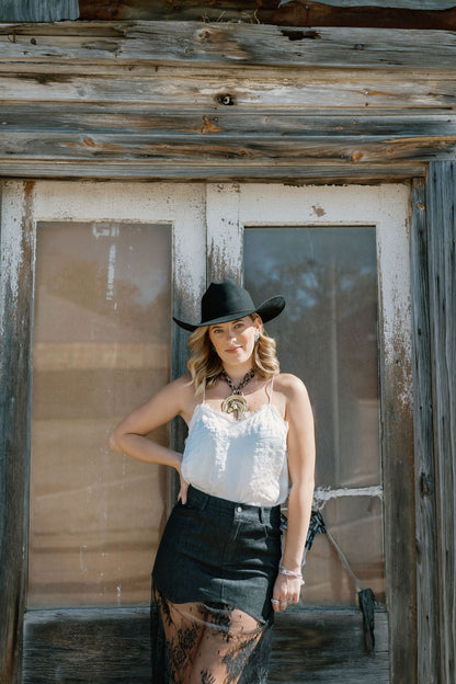 The Elvis Denim Skirt