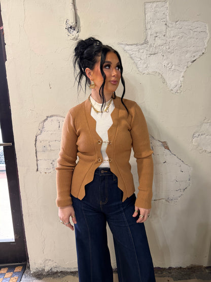 The Scalloped Snaffle Bit Top