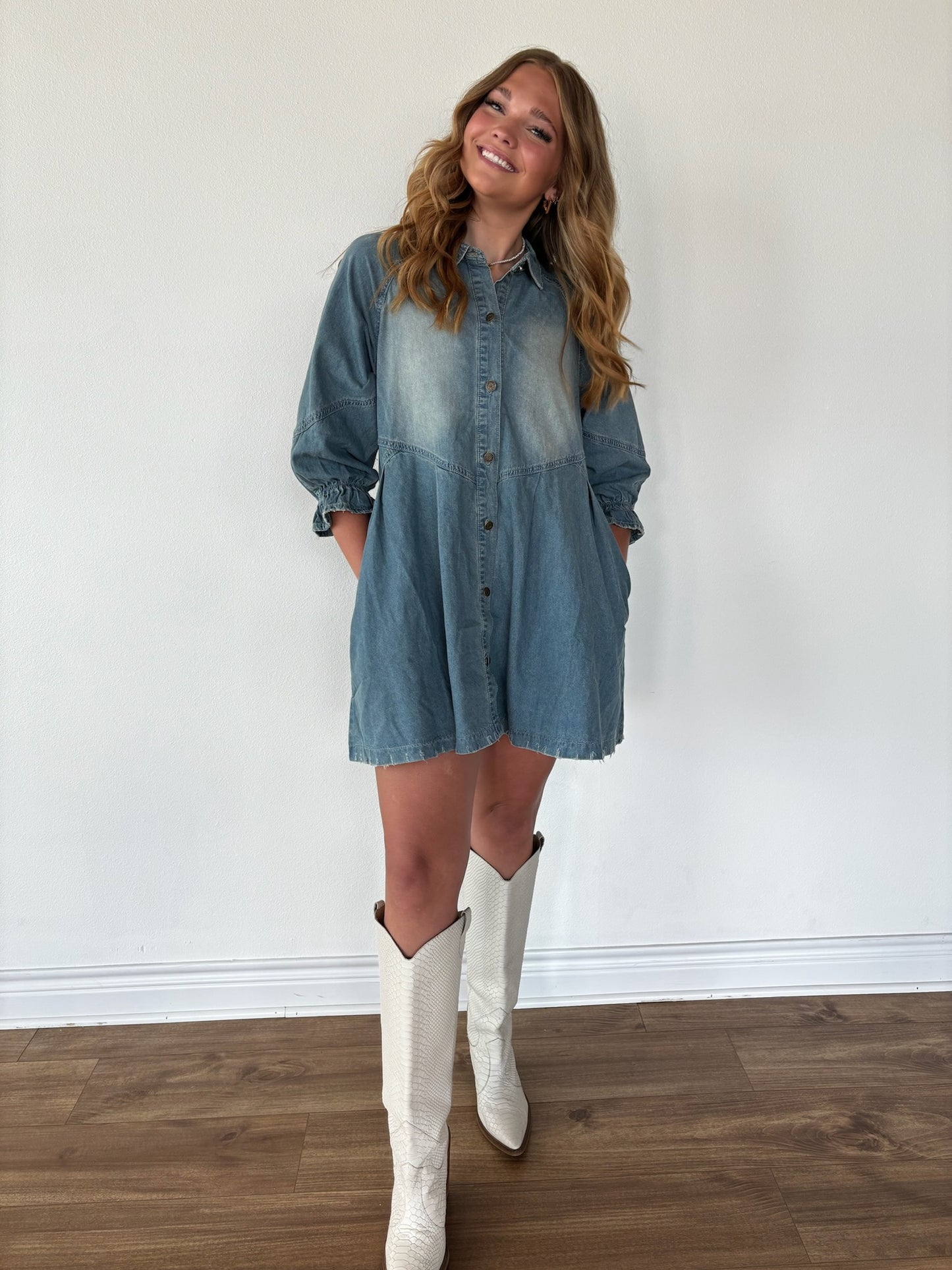 The Dolly Denim Dress