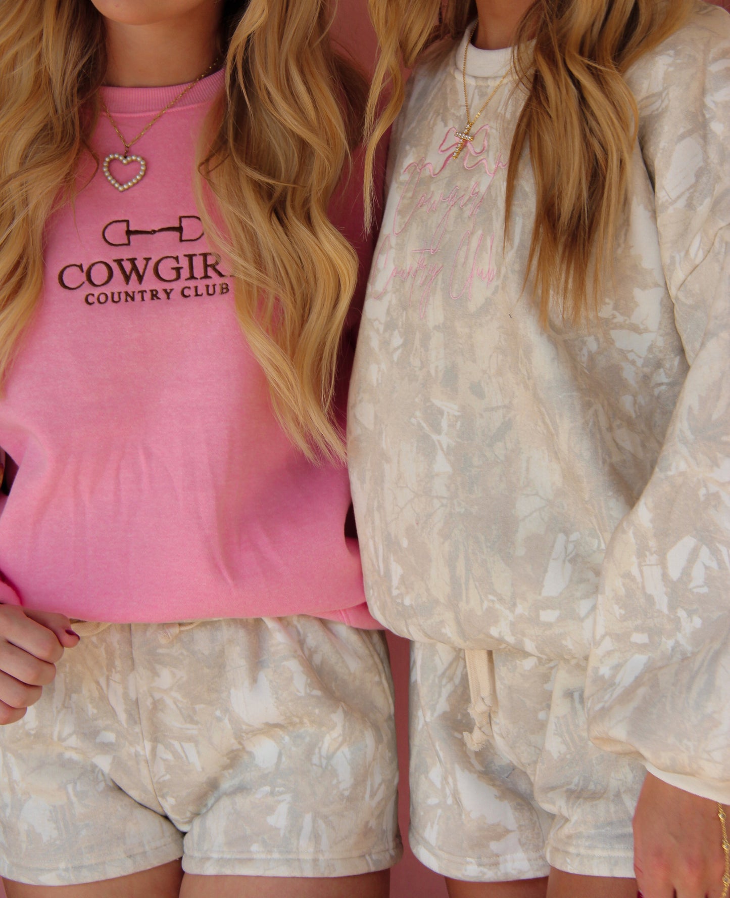 Cowgirl Country Club Pink Sweatshirt
