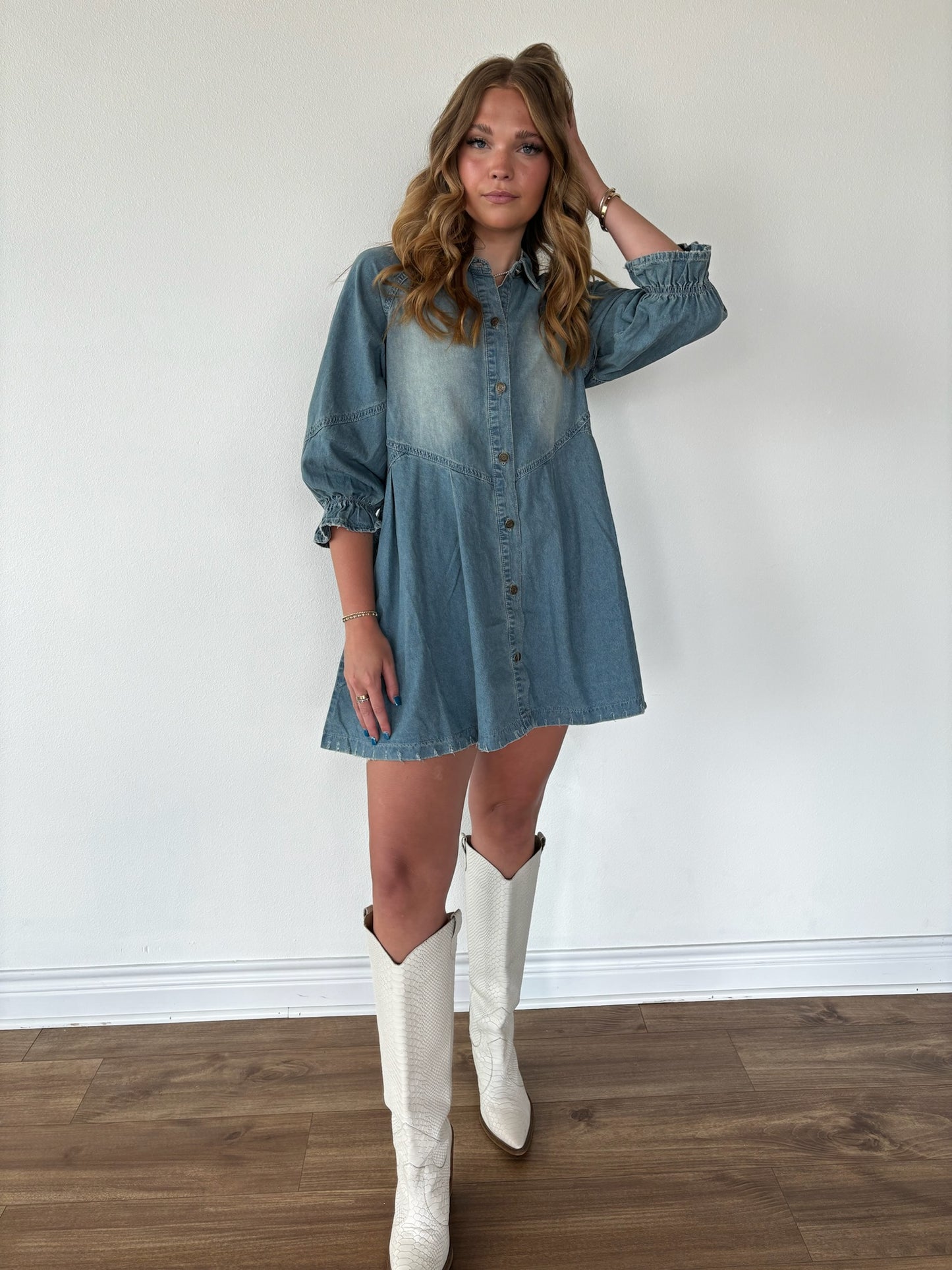 The Dolly Denim Dress