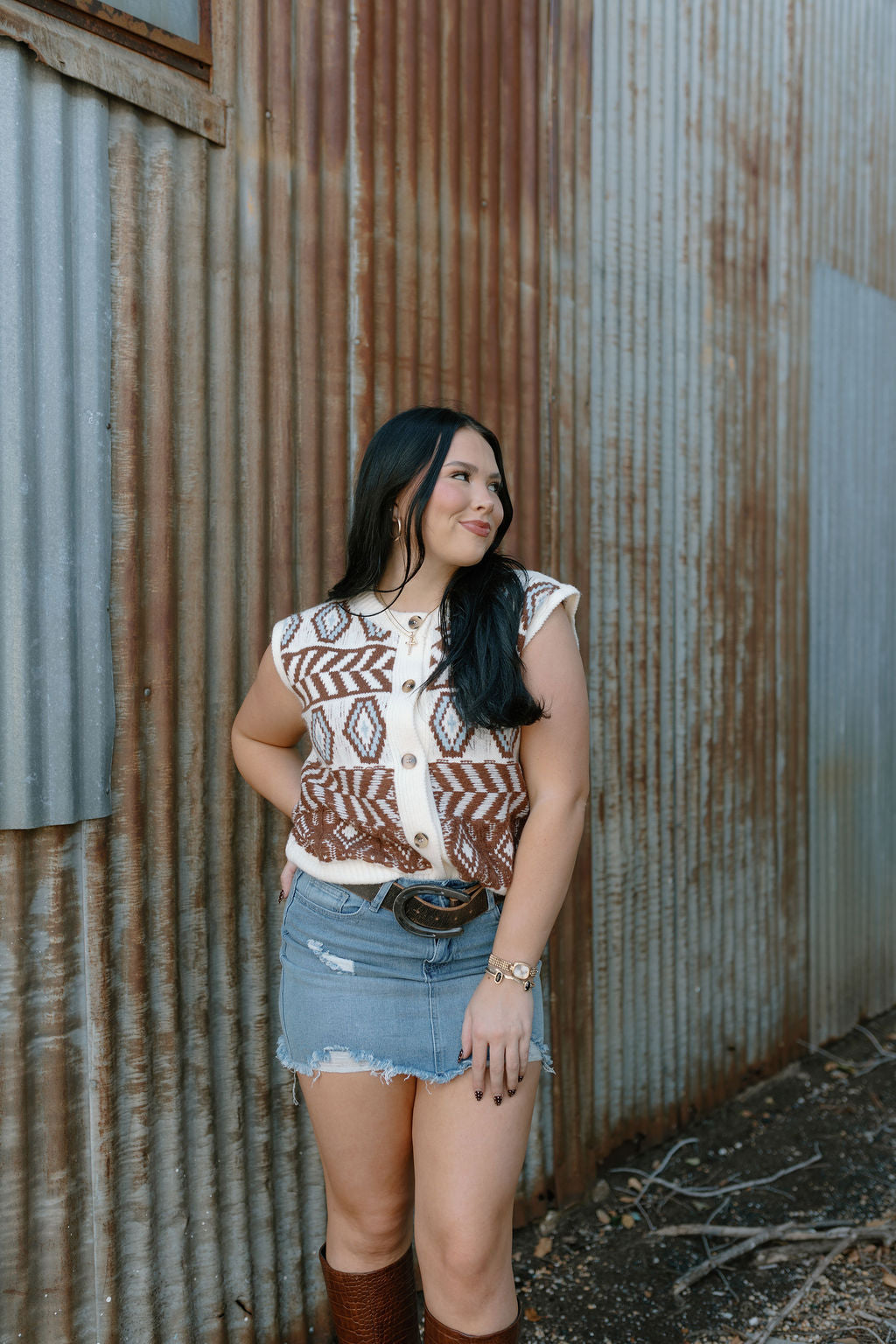 The Aztec Sweater Vest