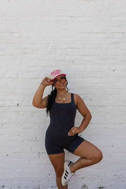 The Kim Romper in Black