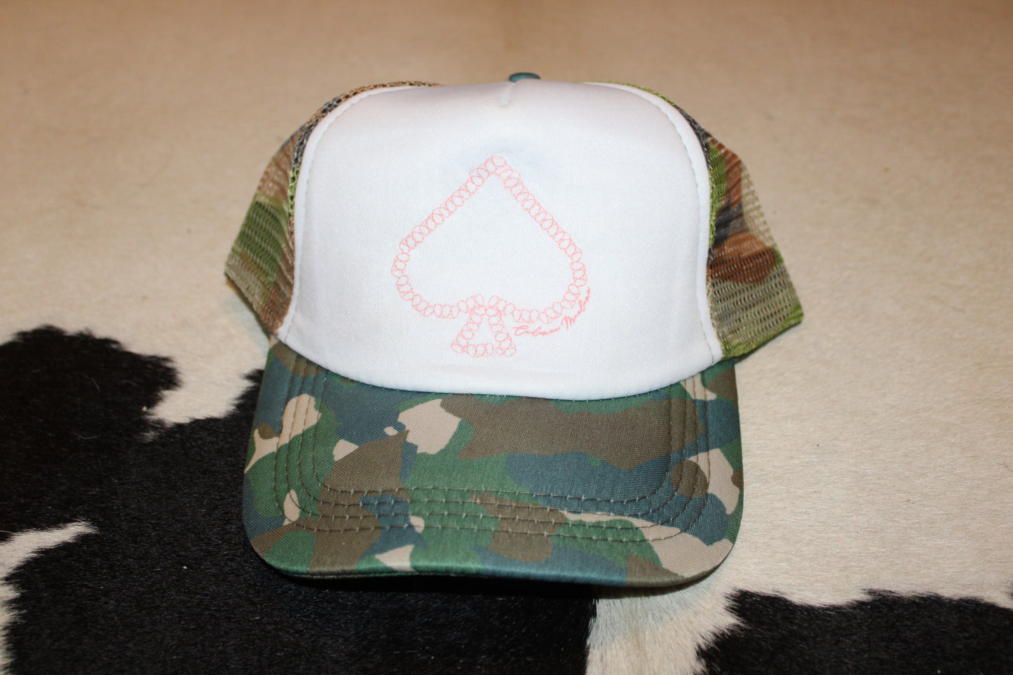 Camo Spade Trucker Cap