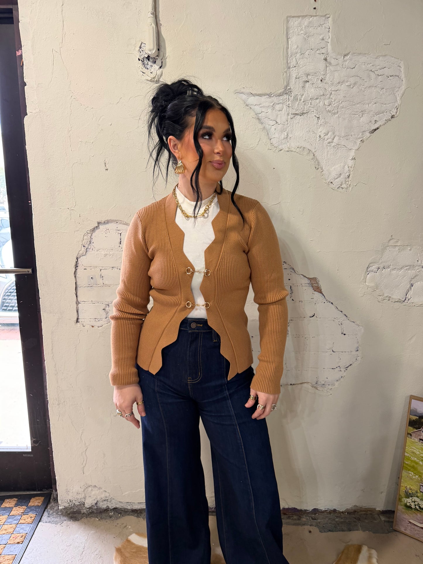 The Scalloped Snaffle Bit Top