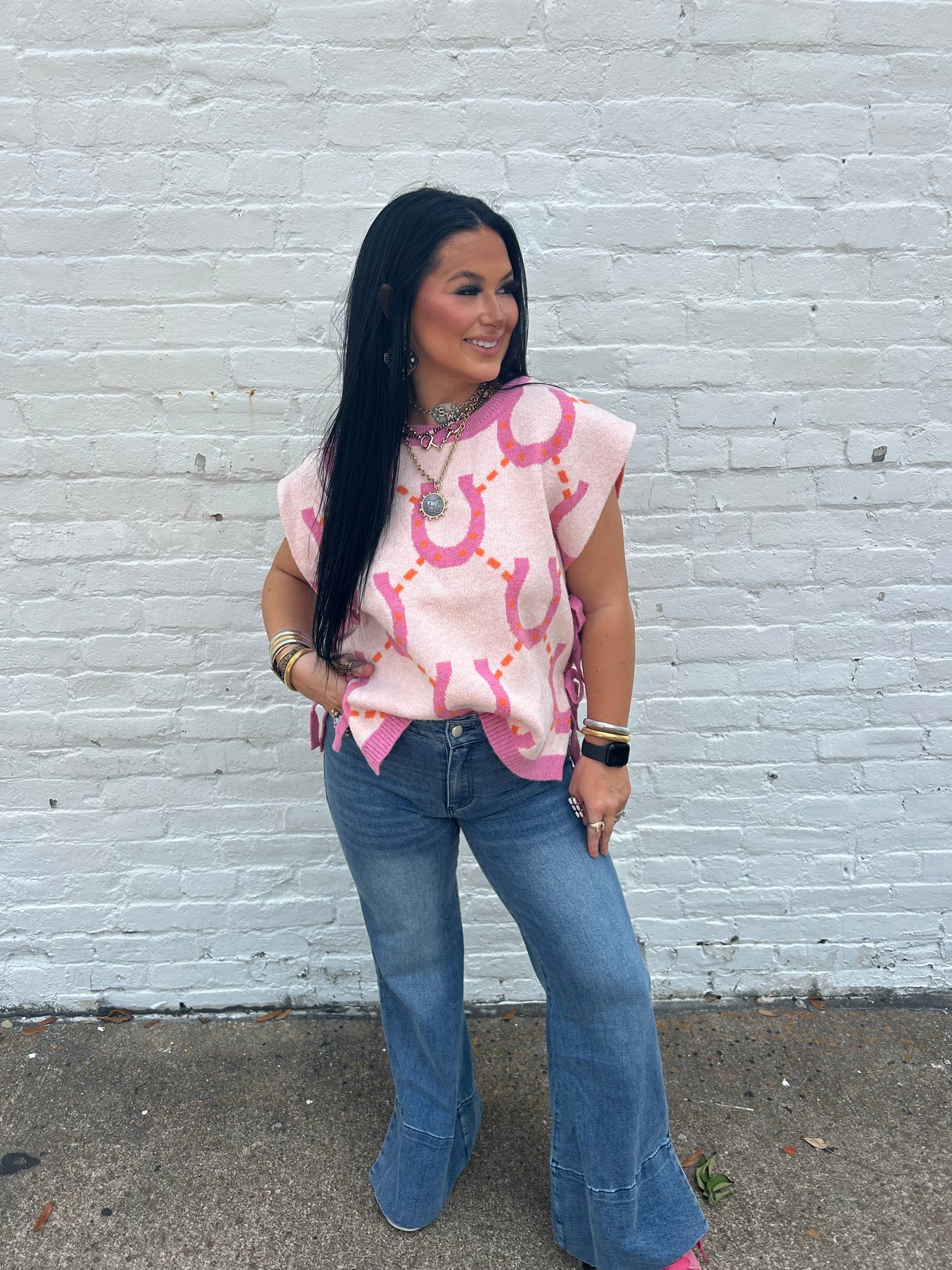 The Silver Shoe Sweater in Blush