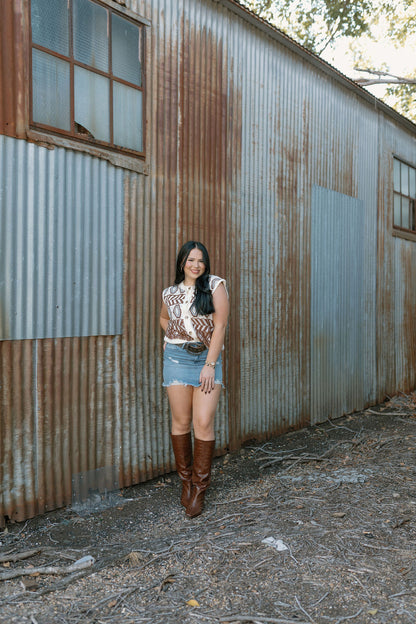 The Aztec Sweater Vest