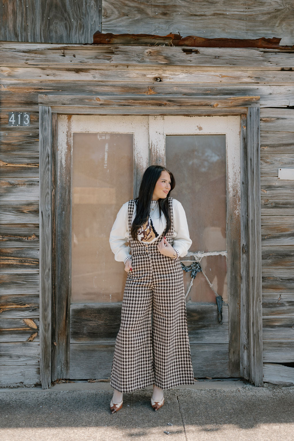 The Houndstooth Jumpsuit