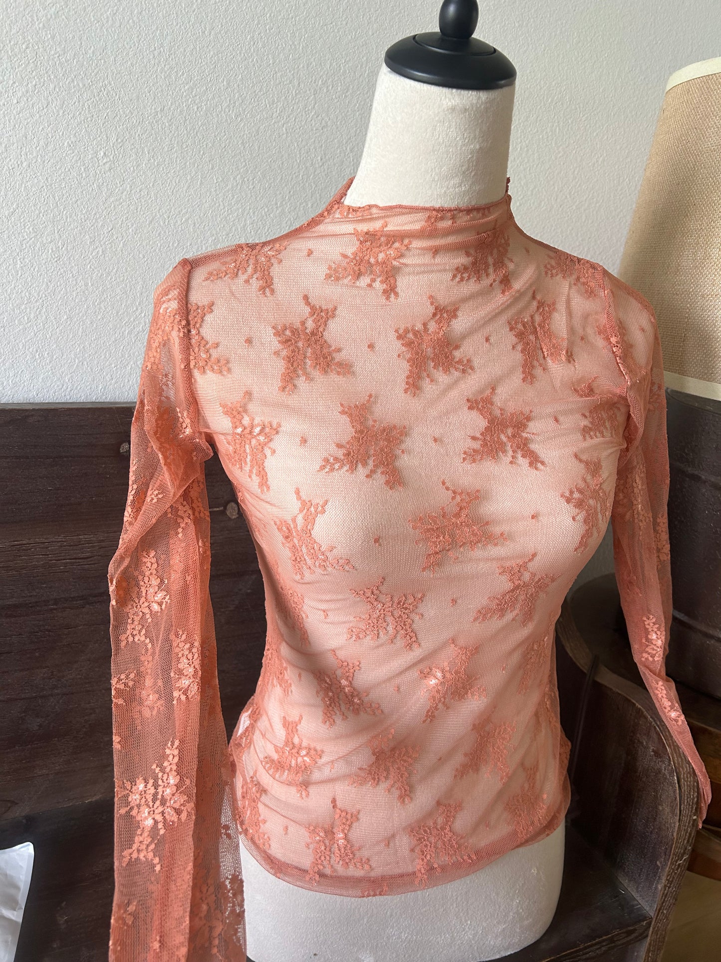 The Lacie Top in Salmon