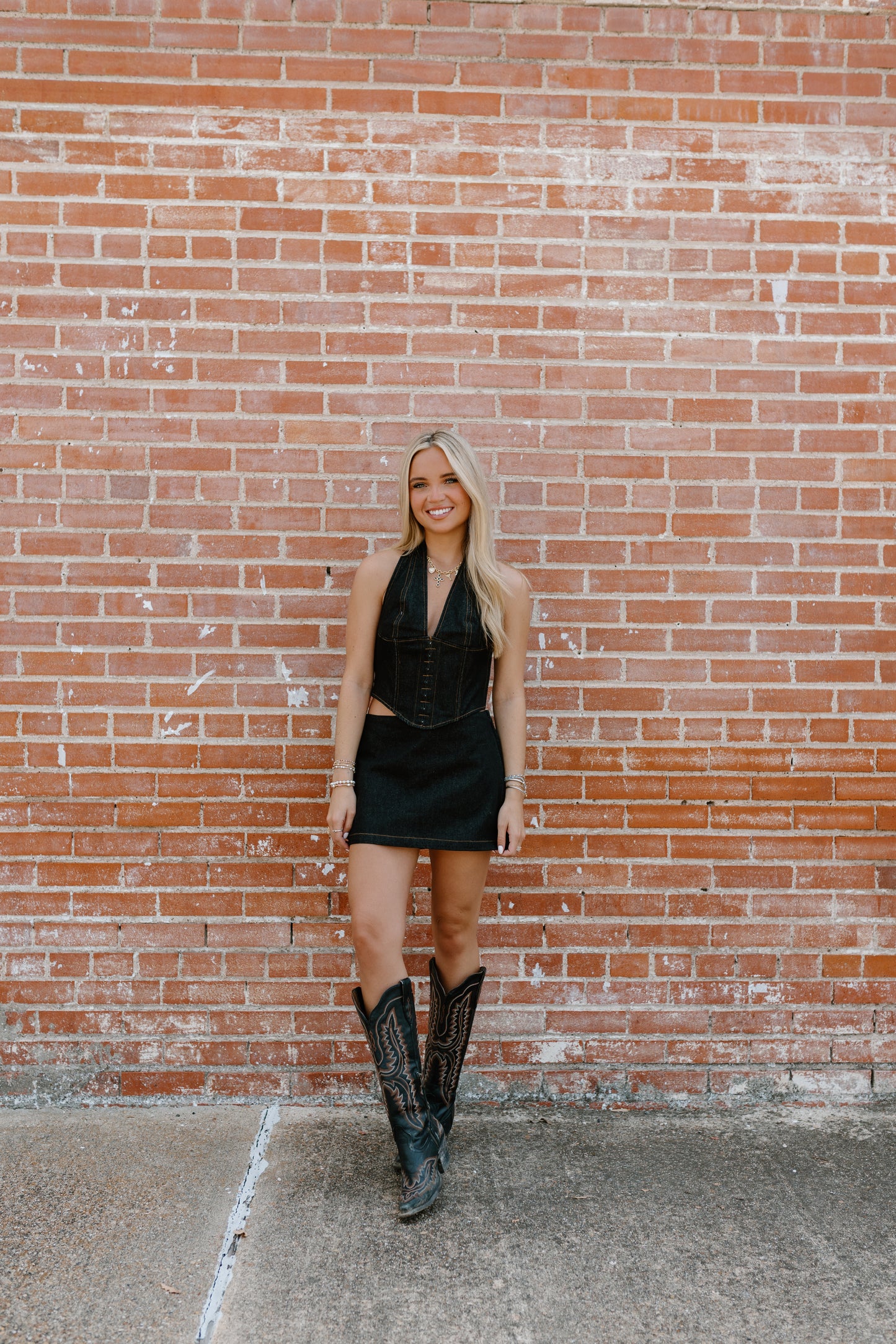 The Honky Tonk Honey Denim Set