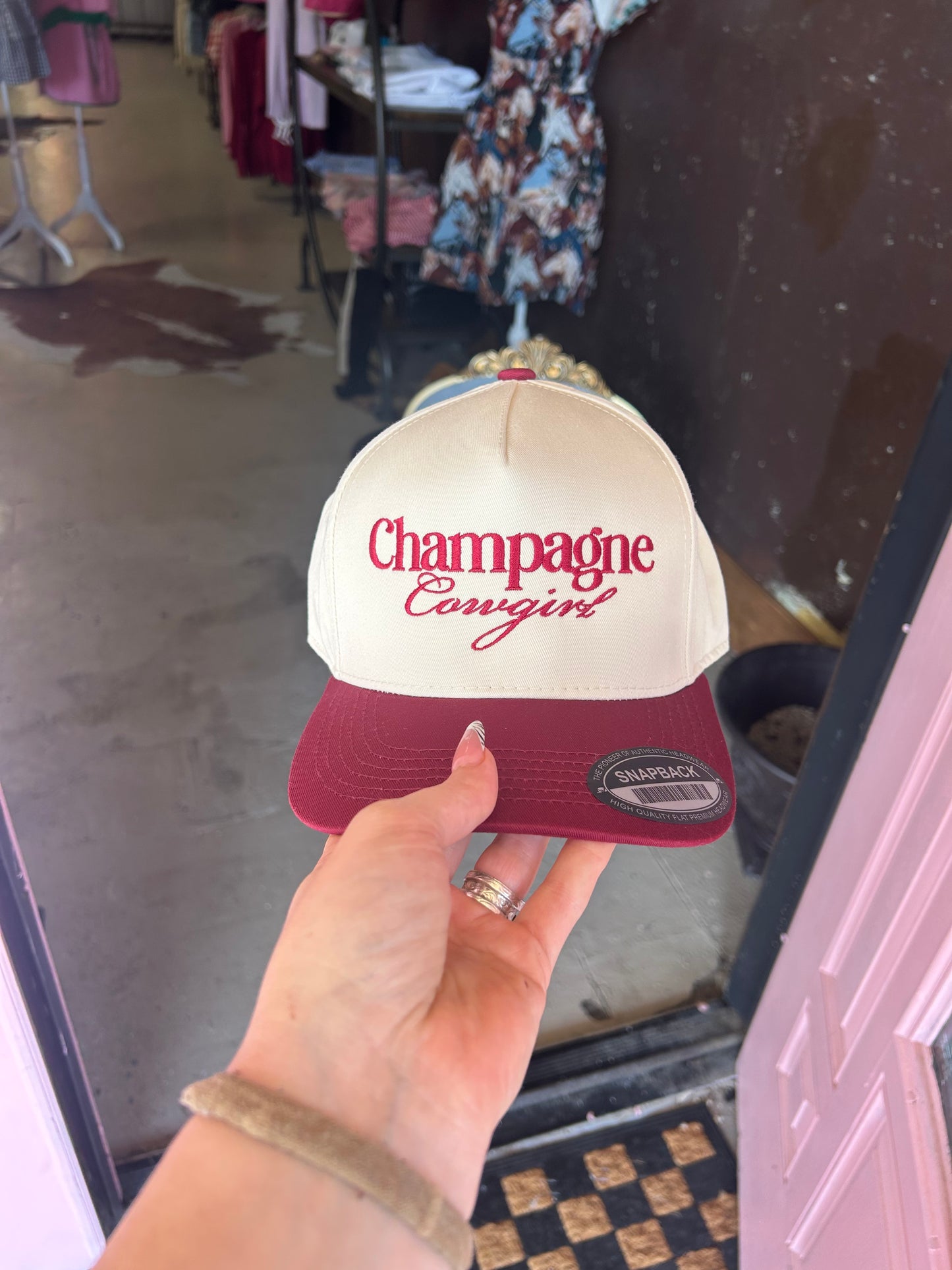 Champagne Cowgirl Cap