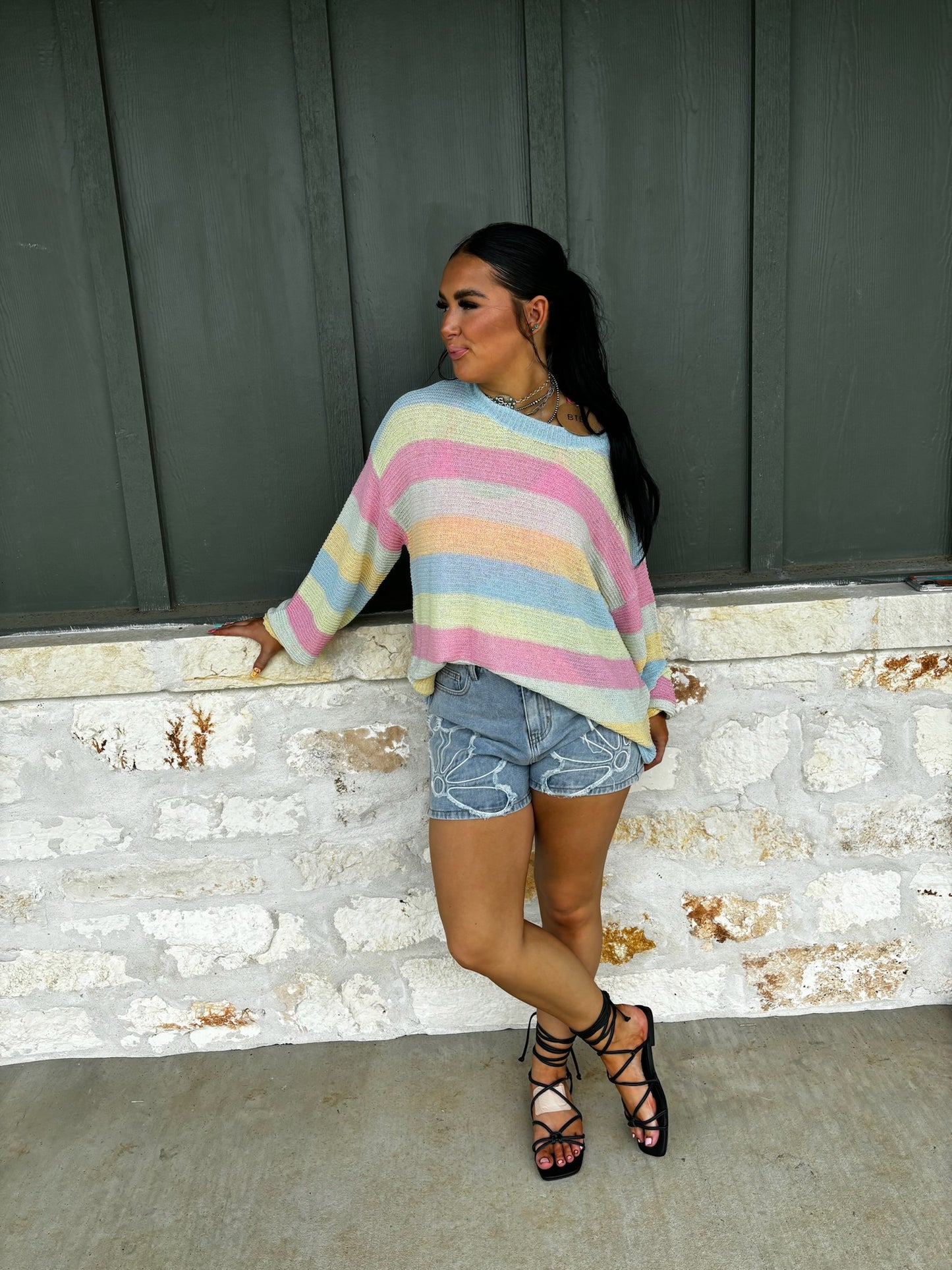 Multi-Color Knit Sweater