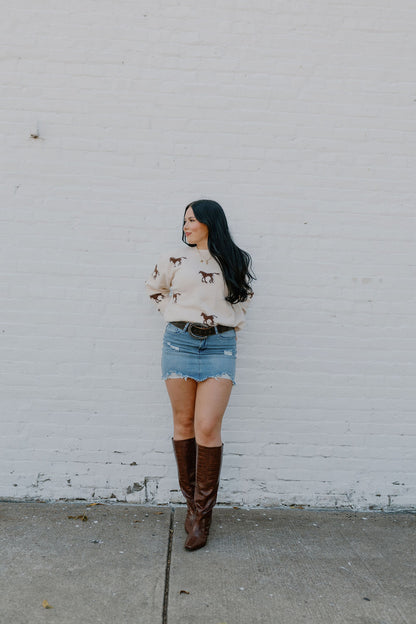 Bronco Babe Sweater