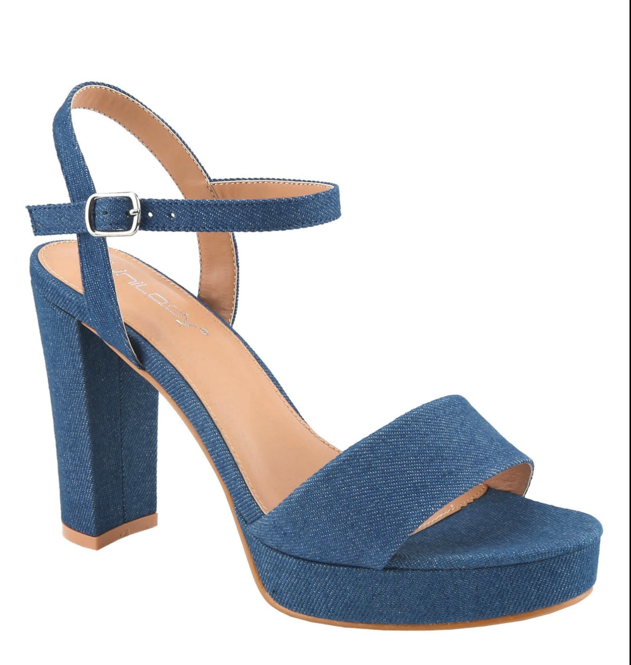 The Cadence Denim Heel