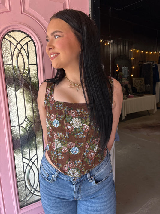 The Filly Floral Corset