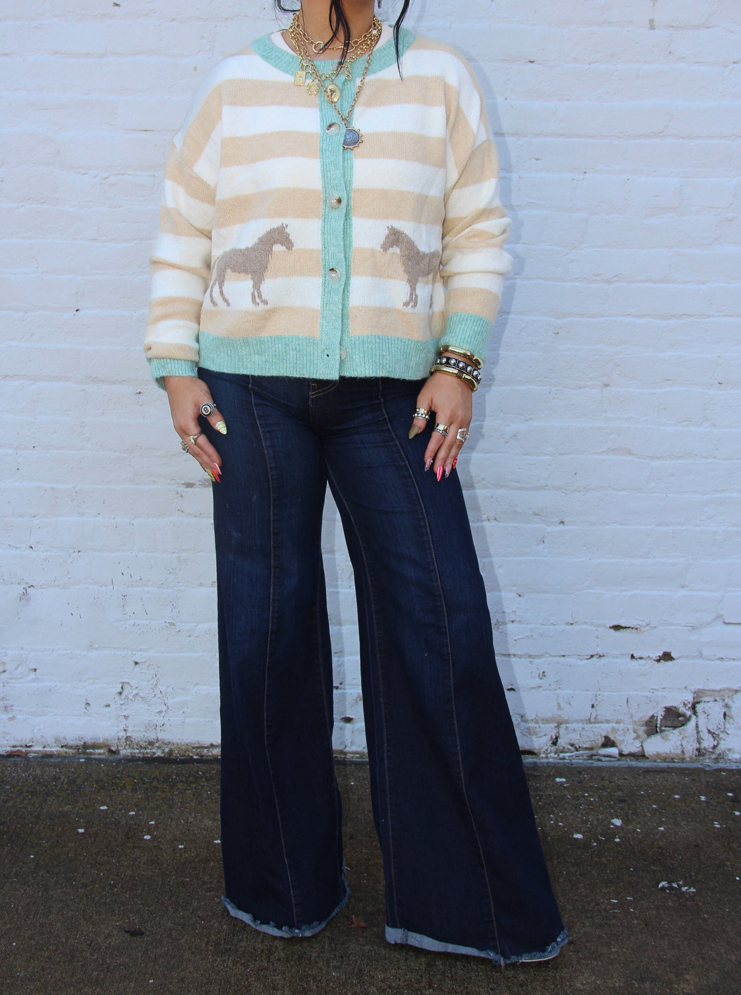 The Striped Sally Cardigan