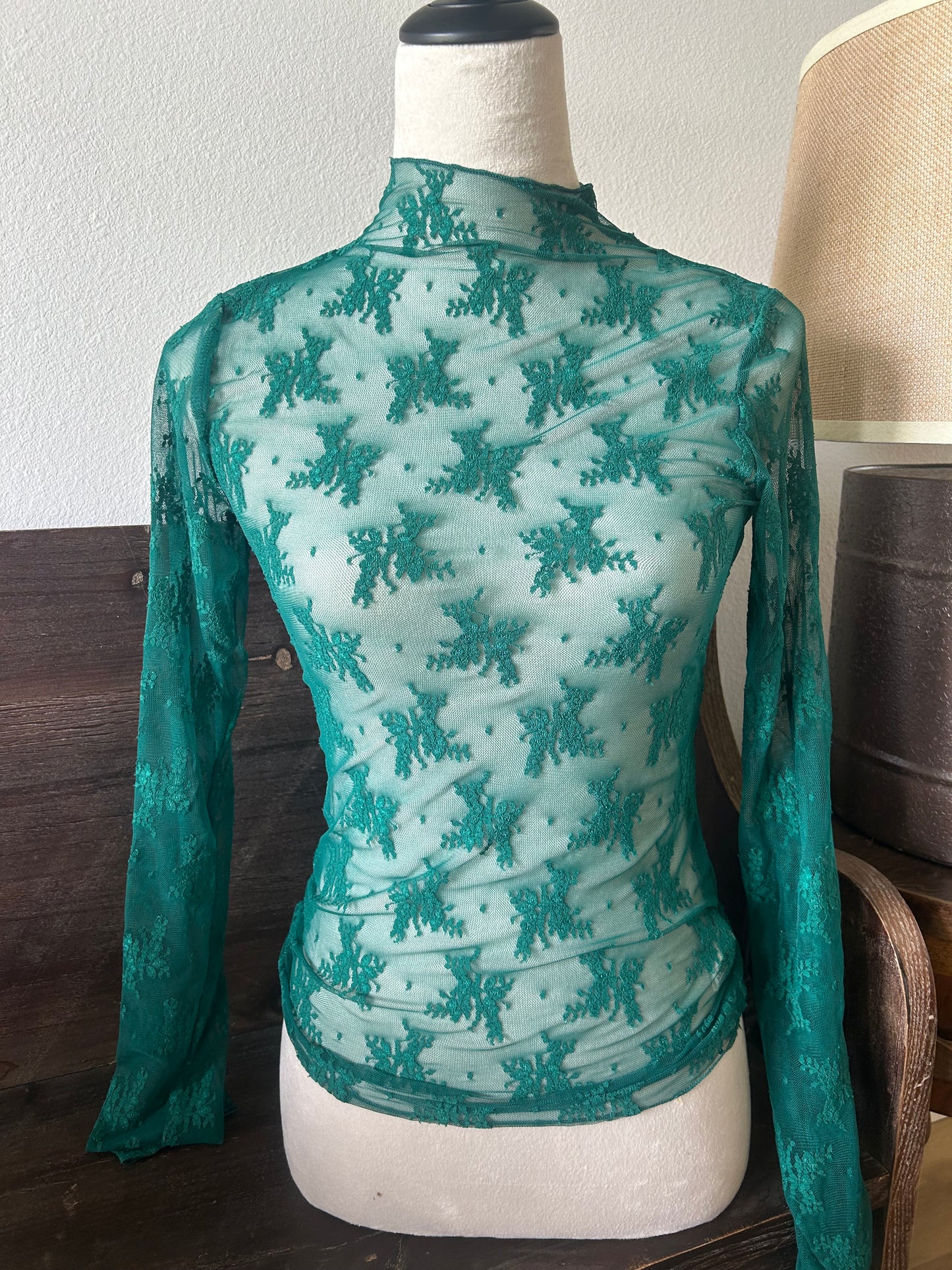 The Lacie Top in Emerald