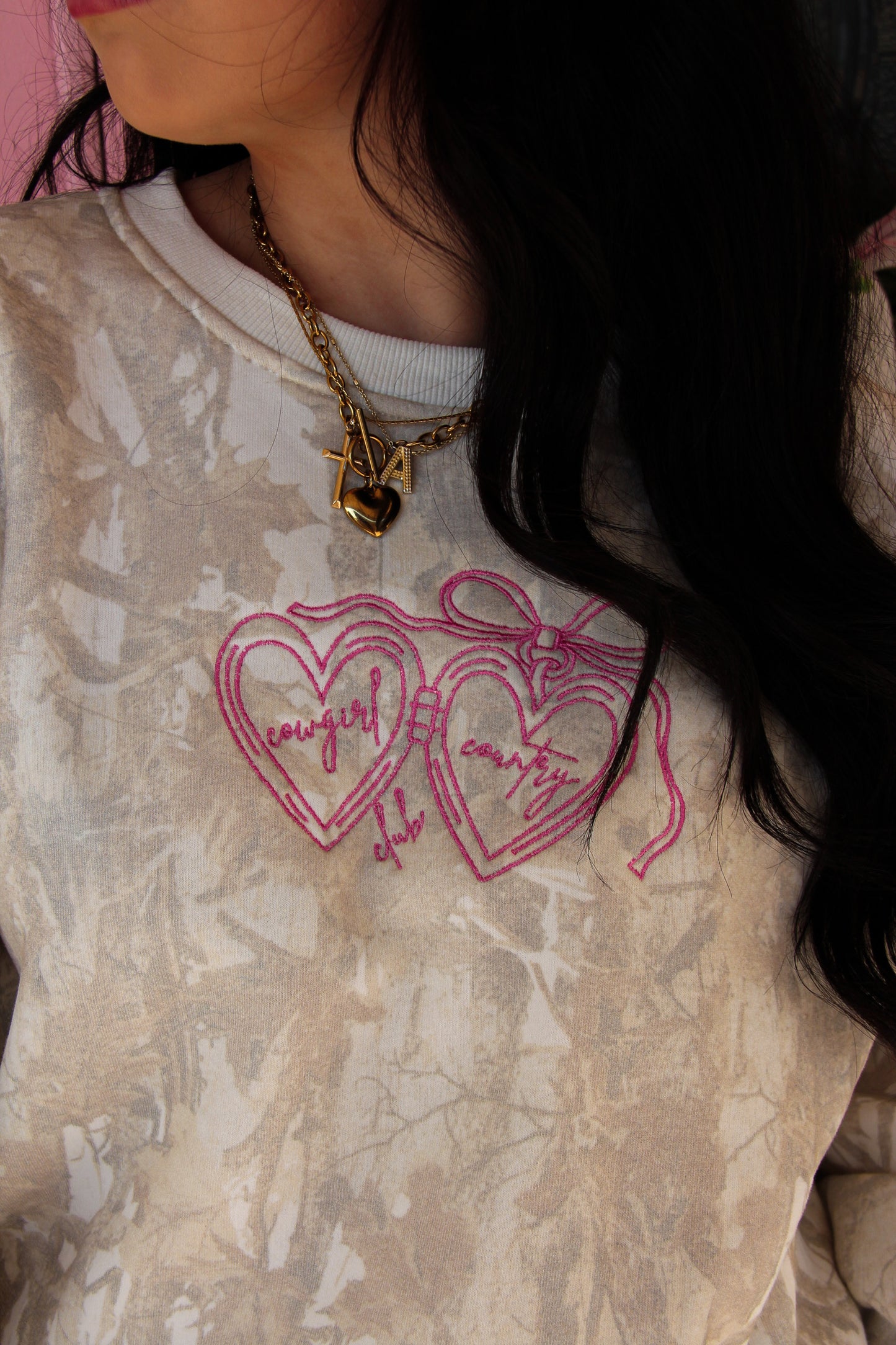 Cowgirl Country Club White/Camo Set (Locket Design)