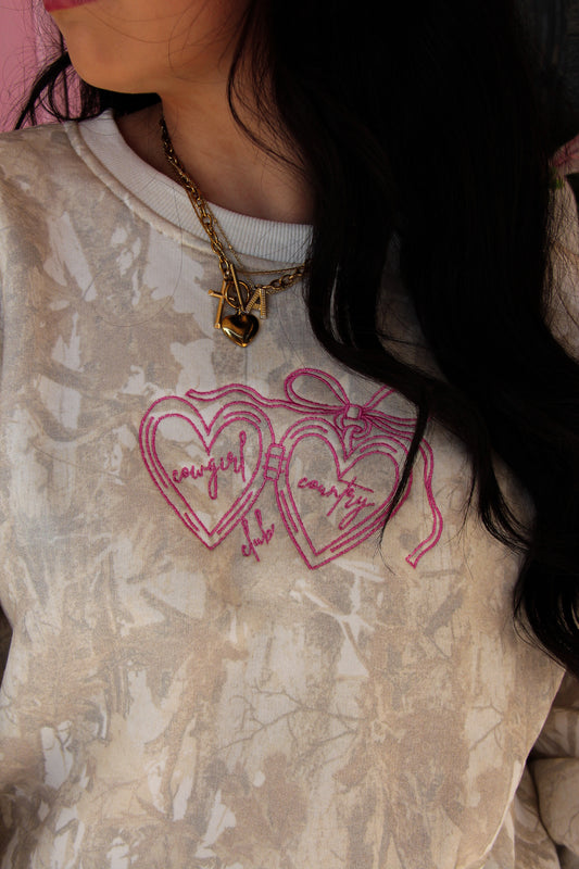 Cowgirl Country Club White/Camo Set (Locket Design)