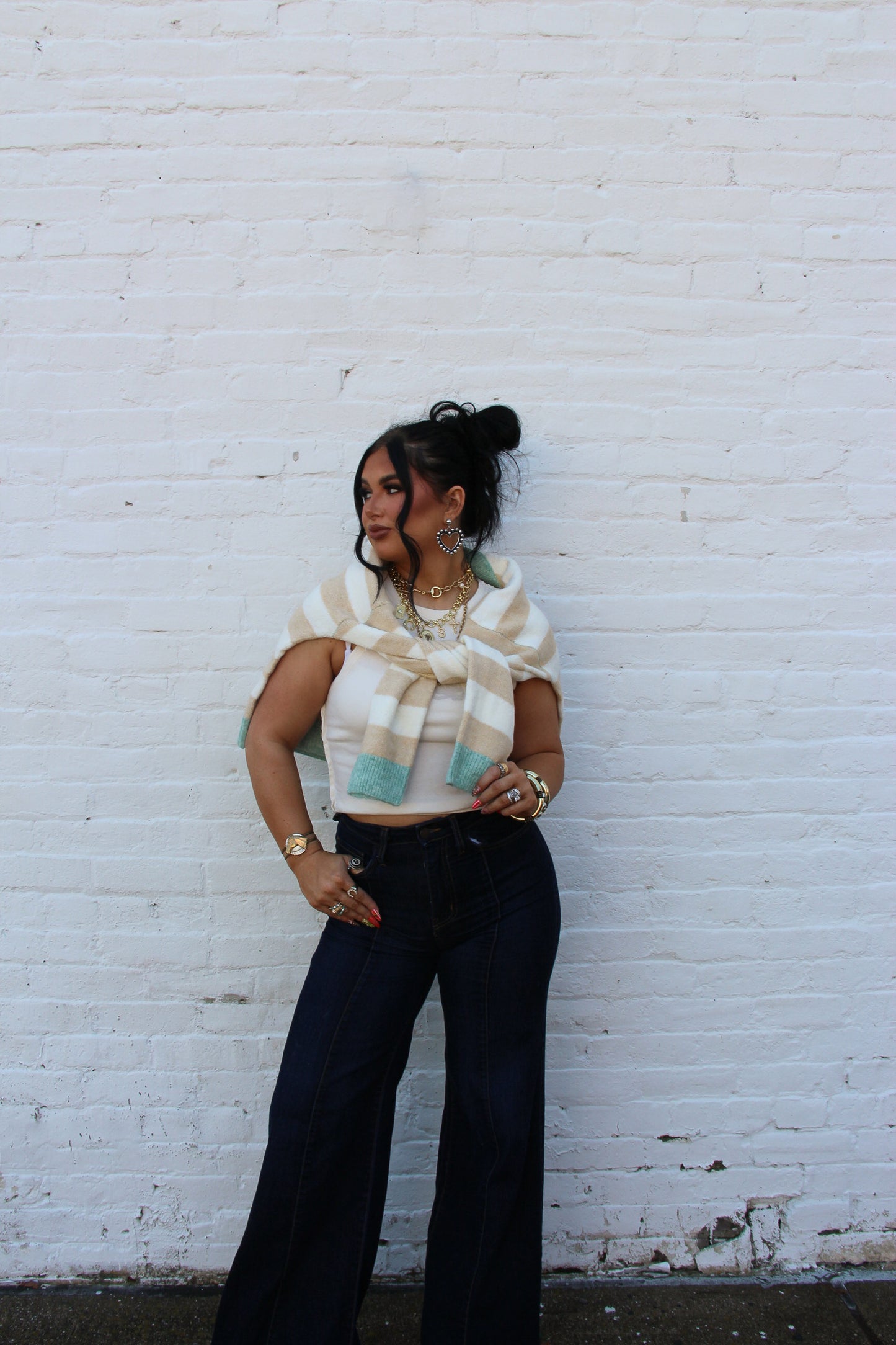 The Striped Sally Cardigan