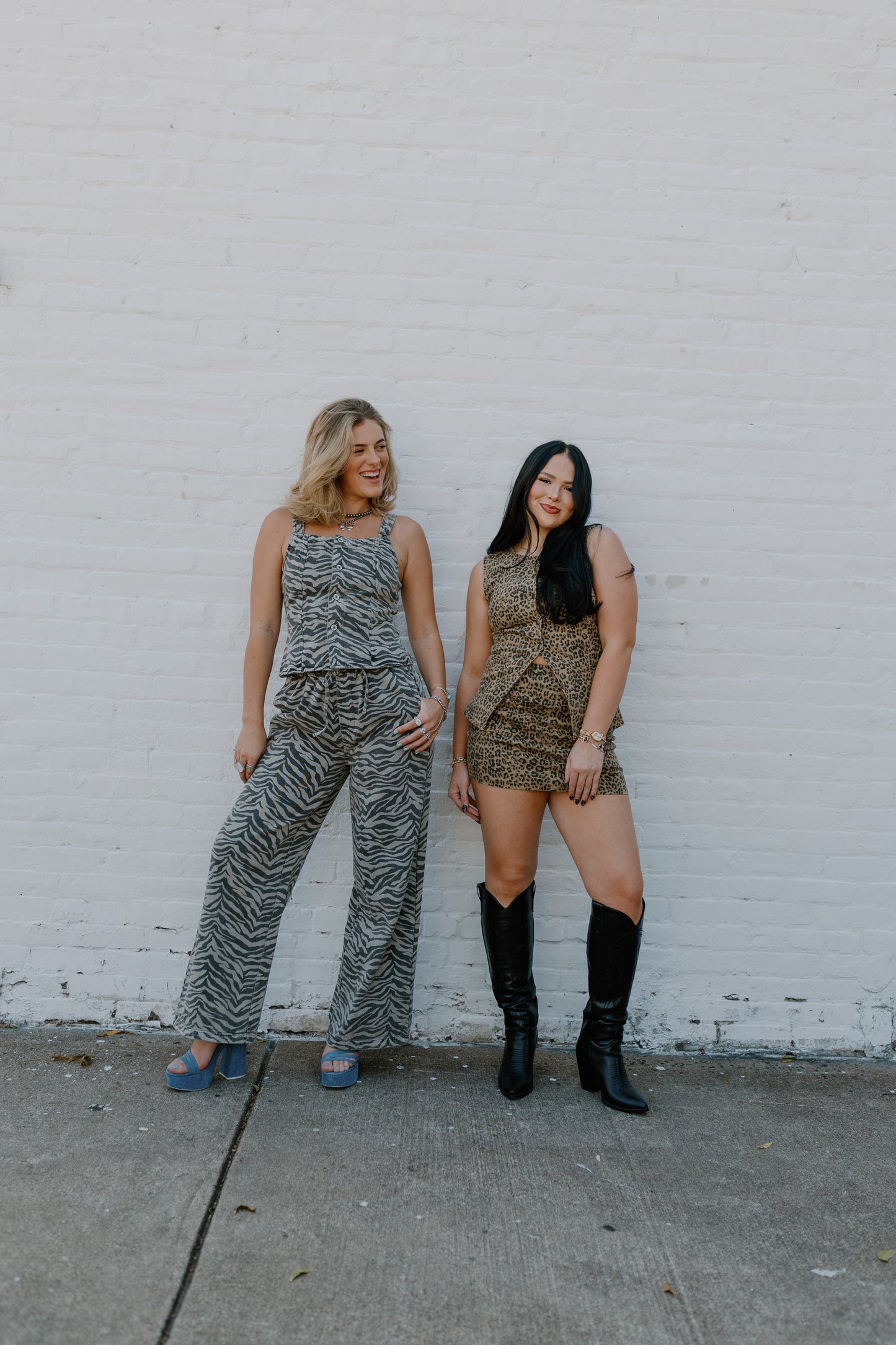 The Zebra Denim Set