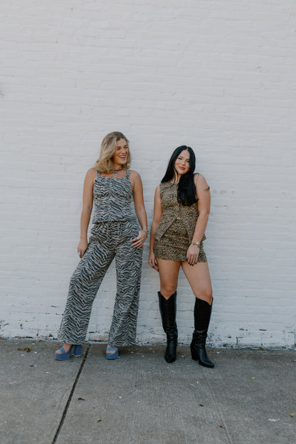 The Zebra Denim Set