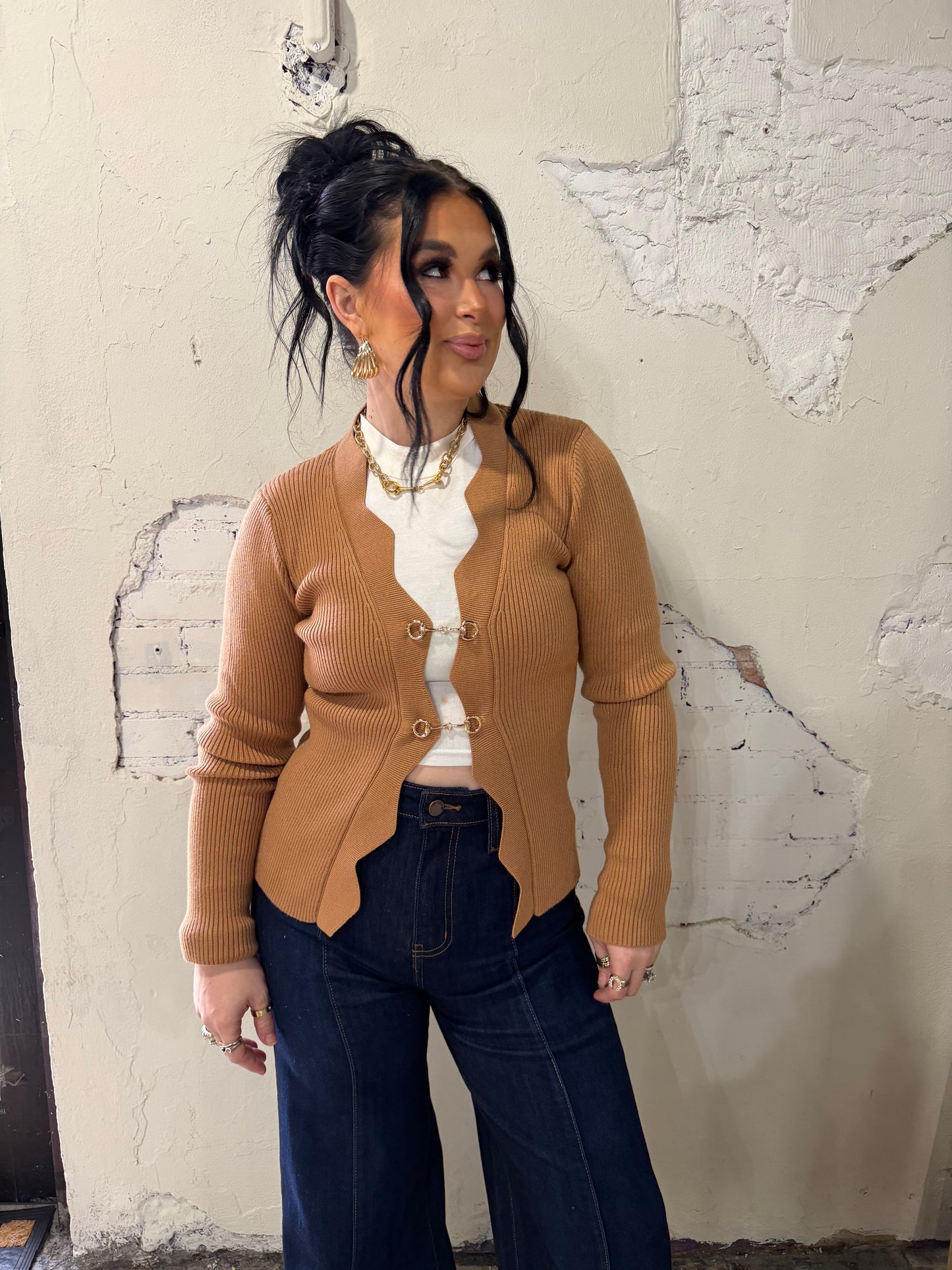 The Scalloped Snaffle Bit Top