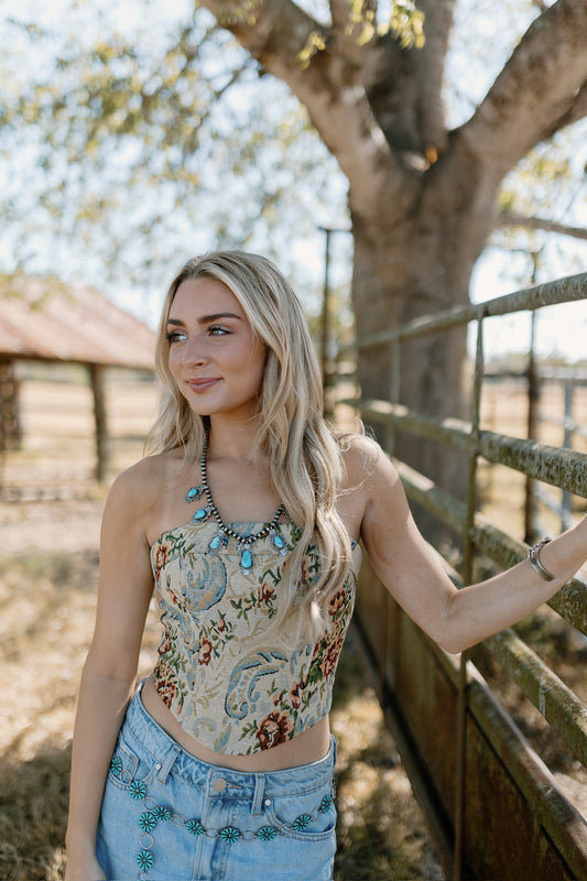 The Honey Floral Corset