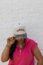 Brown Cowgirl & Camo Cap
