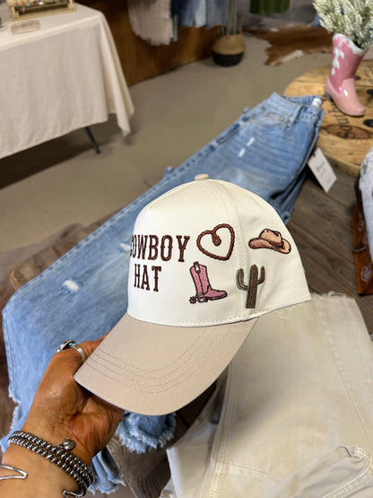The Patches Cowboy Hat Trucker