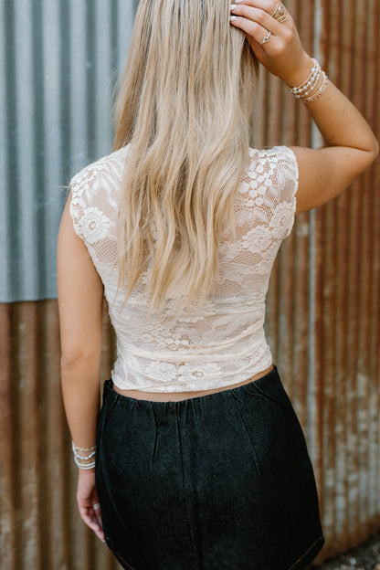 The Cowgirl Melody Lace Top