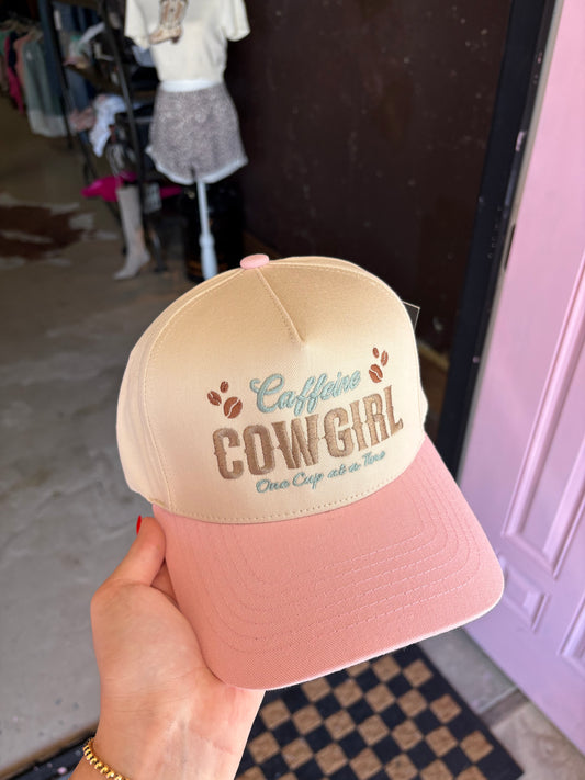 The Caffeine Cowgirl in Pink
