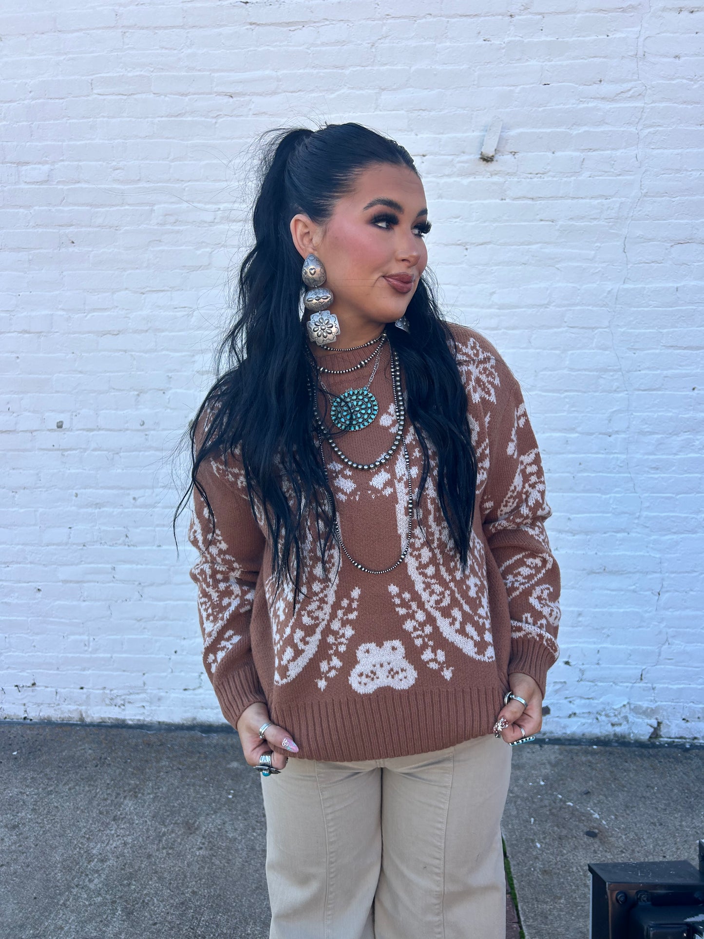 The Paisley Knit Sweater