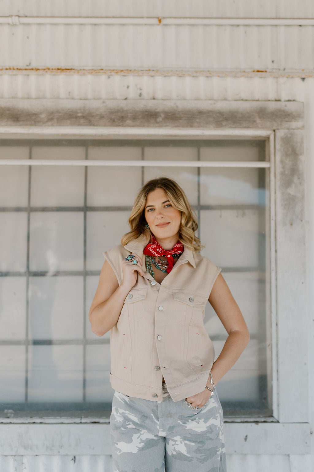 The Chasing Sunsets embroidered vest