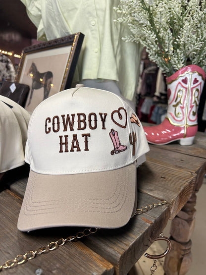 The Patches Cowboy Hat Trucker