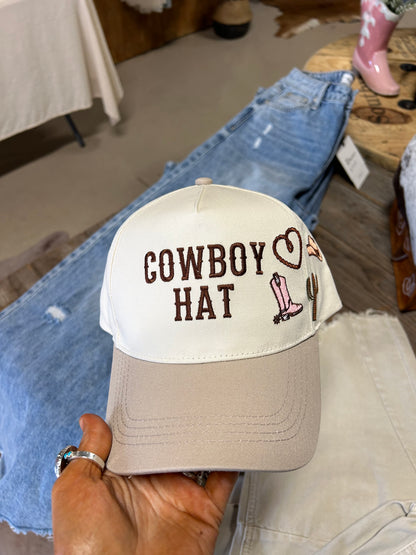 The Patches Cowboy Hat Trucker